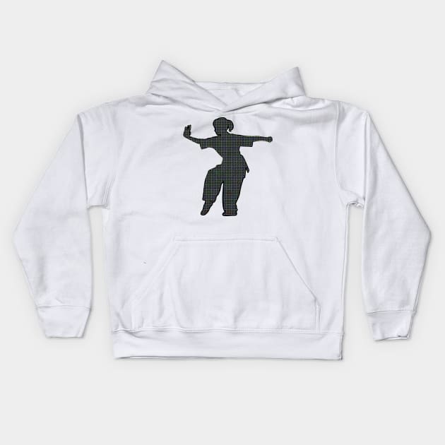 Tai Chi punch and block Kids Hoodie by crunchysqueak